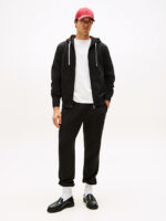 Felpa con cappuccio e zip integrale Uomo Nera Tommy Hilfiger art. MW0MW37234 BDS - immagine 3