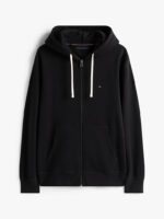 Felpa con cappuccio e zip integrale Uomo Nera Tommy Hilfiger art. MW0MW37234 BDS - immagine 5