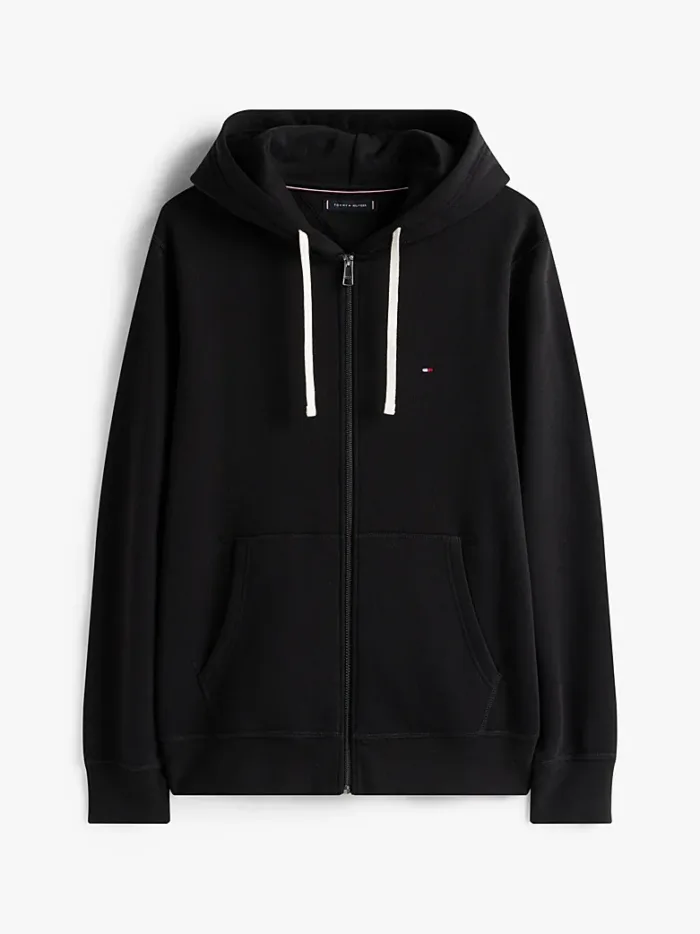 Felpa con cappuccio e zip integrale Uomo Nera Tommy Hilfiger art. MW0MW37234 BDS, foto 5 di 5