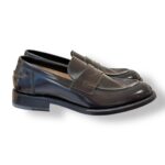 Mocassino Barrett Penny Loafer Uomo in Vitello Spazzolato Testa di Moro art. 201U060.28 - immagine 2
