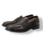 Mocassino Barrett Penny Loafer Uomo in Vitello Spazzolato Testa di Moro art. 201U060.28 - immagine 3