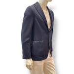 Giacca La Torre in Misto Lana Blu Elasticizzata Art. JD74 JG061/101 - immagine 2