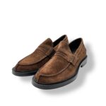 Macassino Uomo Enry Hobb's In Camoscio Marrone Fondo Daynite Ultralight Art. 22937 Cortina Chocolate - immagine 4