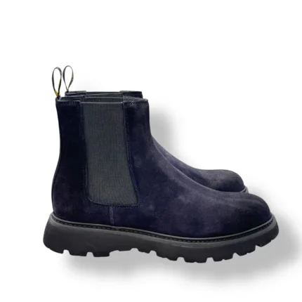 Stivaletto Beatles Uomo Doucal's In Camoscio Blu Art. DU3088GOTEUF024NB00