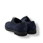 Francesina Uomo Barrett Oxford In Camoscio Blu Fondo Gomma cod. 222U013.7 - immagine 4