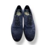 Francesina Uomo Barrett Oxford In Camoscio Blu Fondo Gomma cod. 222U013.7 - immagine 5