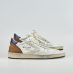 Sneakers Valsport in Pelle Bianca e Camoscio Cuoio Art Davis Heritage Dust