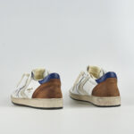Sneakers Valsport in Pelle Bianca e Camoscio Cuoio Art Davis Heritage Dust - immagine 2