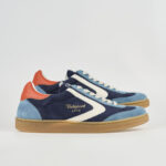 Sneakers Valsport in Camoscio Blu e Azzurro Art Olimpia Suede Niagara