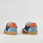 Sneakers Valsport in Camoscio Blu e Azzurro Art Olimpia Suede Niagara - immagine 2