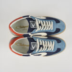 Sneakers Valsport in Camoscio Blu e Azzurro Art Olimpia Suede Niagara - immagine 3