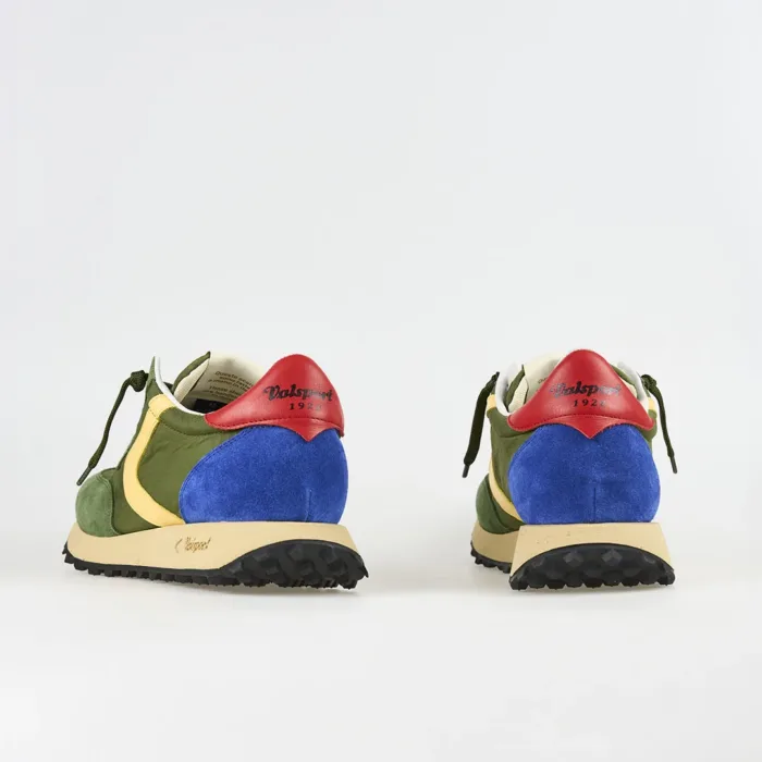 Sneakers Valsport in Camoscio e Nylon Verde Art Start Nylon Vintage Jelly, foto 2 di 3