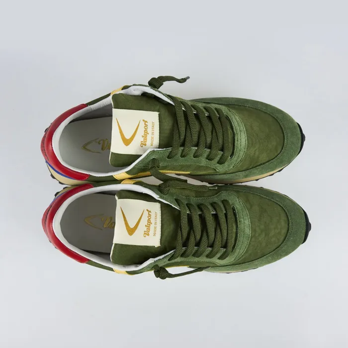 Sneakers Valsport in Camoscio e Nylon Verde Art Start Nylon Vintage Jelly, foto 3 di 3