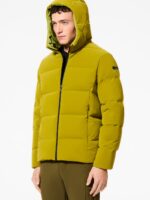 Giubbino Bomber Verde Uomo RRD SuperDuck! Tubic 14 Hood Zip Soft Jacket Art. W25027 Col 90 - immagine 2