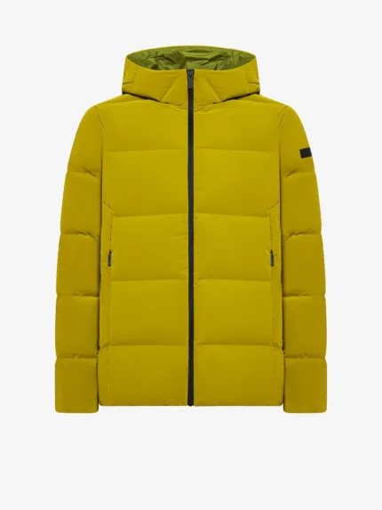Giubbino Bomber Verde Uomo RRD SuperDuck! Tubic 14 Hood Zip Soft Jacket Art. W25027 Col 90