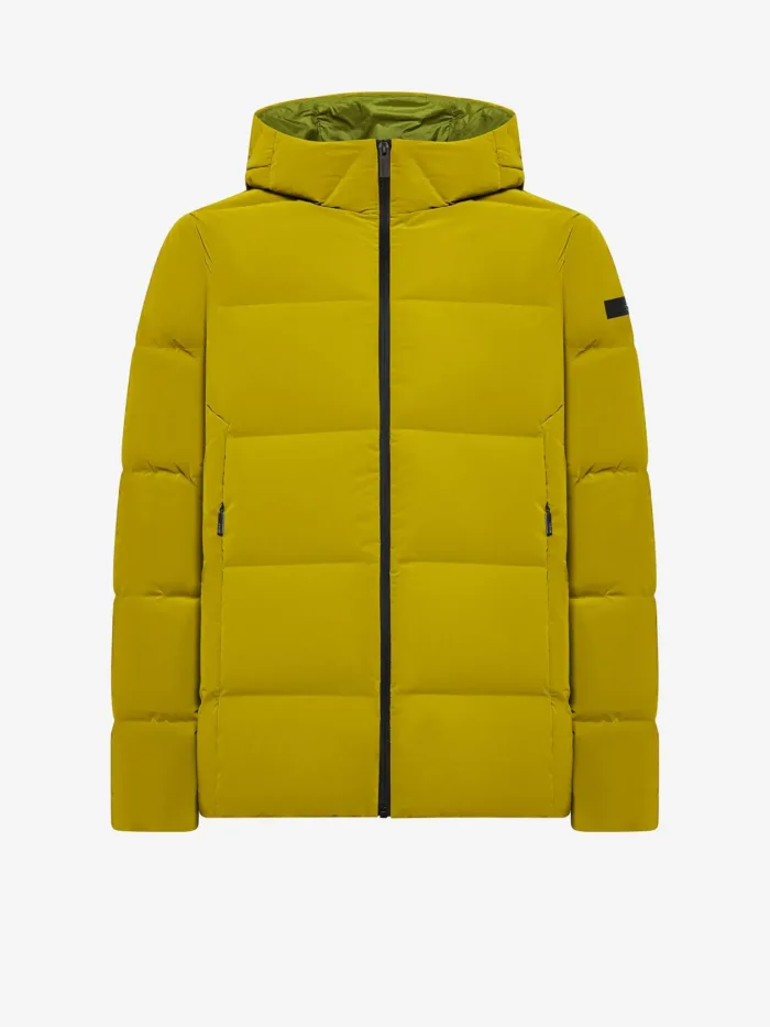 Giubbino Bomber Verde Uomo RRD SuperDuck! Tubic 14 Hood Zip Soft Jacket Art. W25027 Col 90, foto 1 di 5