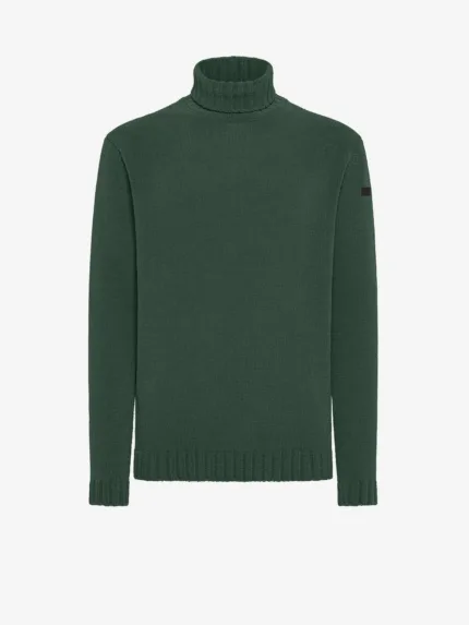 Maglione Dolcevita Uomo RRD Cinematt Turtleneck Knit Verde Art. W25161 Col 21