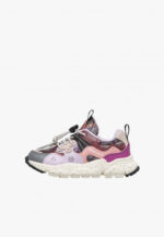 Sneakers Flower Mountain For Naturino Kids in Pelle Lilla e Nylon Floreale art. Yamano 3 Junior 1B11