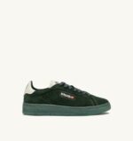 Sneakers Autry Uomo in Camoscio Verde e Suola in Tinta art. ADLM UE12