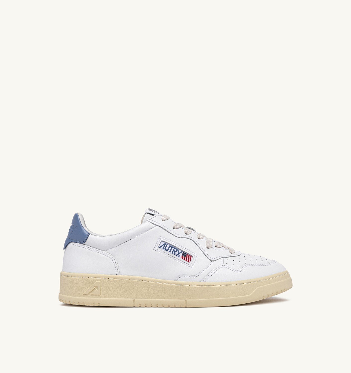 Sneakers Autry Donna in Pelle con Spoiler Azzurro art. AULW LL89 - immagine 1