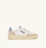 Sneakers Autry Donna in Pelle e Camoscio con Spoiler Azzurro art. AULW LS04