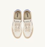 Sneakers Autry Donna in Pelle e Camoscio con Spoiler Azzurro art. AULW LS04 - immagine 5