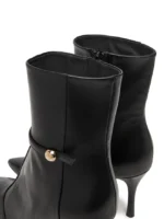 Tronchetto Furla in Pelle Nera Tacco 9 cm Cerniera Laterale art. YJ63SFE - immagine 4