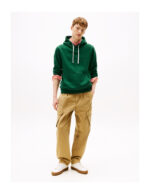 Felpa Con Cappuccio Uomo In Pile Tommy Hilfiger Verde art. MW0MW39997 L6K - immagine 2