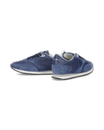 Sneakers Uomo Philippe Model Blville In Camoscio e Pelle Blu art. BVLU VD06 - immagine 2