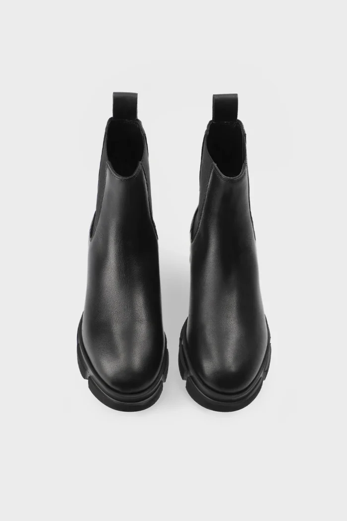 Stivaletto Beatles Basso Copenhagen in Pelle Nera Art. CPH570 H 4,5 cm, foto 2 di 3