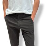 Pantalone Tasca a Filo in Caldo Cotone Elasticizzato Michael Coal Testa di Moro art. 2919 - immagine 3
