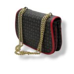 Borsa Pollini Heritage Tracolla in Catena Con Pattina In Pelle Heritage Nera con Dettagli Rossi TE8543PP0NQ1100B - immagine 2