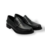Mocassino Uomo Soldini In Pelle Nera Fondo Cuoio Antiscivolo Art. 14566 Zurigo Nero - immagine 2