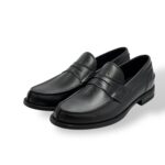 Mocassino Uomo Soldini In Pelle Nera Fondo Cuoio Antiscivolo Art. 14566 Zurigo Nero - immagine 4