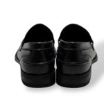 Mocassino Uomo Soldini In Pelle Nera Fondo Cuoio Antiscivolo Art. 14566 Zurigo Nero - immagine 5