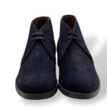 Polacchetto Uomo Soldini In Camoscio Blu Fondo Lattice Ultralight Art. 20973 Velour Bleu - immagine 3
