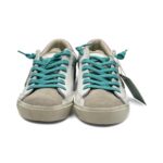 Sneakers Donna Philippe Model Paris Prsx In Pelle Bianca Spoiler Oro Rosa e Linguetta in Camoscio art. PRLD VM05 - immagine 3