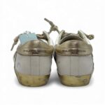 Sneakers Donna Philippe Model Paris Prsx In Pelle Bianca Spoiler e Dettagli Oro art. PRLD VMM1 - immagine 6