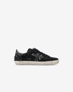 Sneakers Premiata Donna in Camoscio Nero e Strass art. Stevend 7847