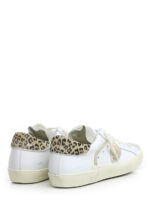 Sneakers Donna Paris Prsx Philippe Model in Pelle Bianca con Spoiler Maculato e Linguetta in Camoscio art. PRLD VL14 - immagine 2
