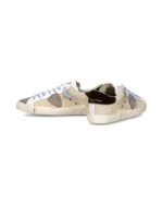 Sneakers Uomo Philippe Model  Paris Prsx in Tela Beige,Spoiler Marrone e Linguetta in Camoscio art. PRLU DX02 - immagine 6