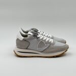 Sneakers Uomo Philippe Model Tropez Haute In Camoscio e Nylon Grigio art. TKLU W036