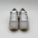 Sneakers Uomo Philippe Model Tropez Haute In Camoscio e Nylon Grigio art. TKLU W036 - immagine 3