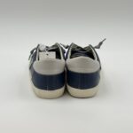 Sneakers Uomo Paris Prsx Philippe Model in Pelle Martellata Blu con Back Avorio art. PRLU VZ04 - immagine 5