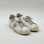 Sneakers Uomo Philippe Model Paris Prsx in Pelle Bianca e Spoiler Blu Lucido art. PRLU V032 - immagine 4