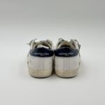 Sneakers Uomo Philippe Model Paris Prsx in Pelle Bianca e Spoiler Blu Lucido art. PRLU V032 - immagine 5