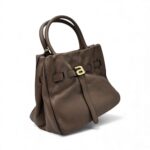 Borsa Abro Handbag JILL small in pelle Marrone con Tracolla art. 029916-46 - immagine 2