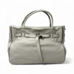 Borsa Abro Sac à main JILL big in pelle Bianca con Tracolla art. 029751-46