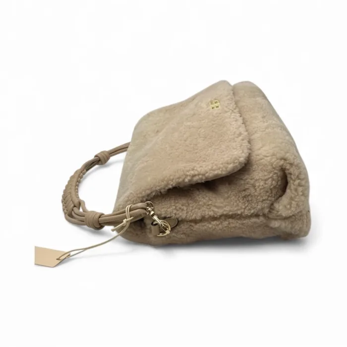 Borsa Abro Cross Body Bag POPPY Big in Teddy Beige con Tracolla art. 030931-91, foto 2 di 3