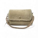 Borsa Abro Cross Body Bag POPPY small in Teddy Beige con Tracolla art. 030931-91